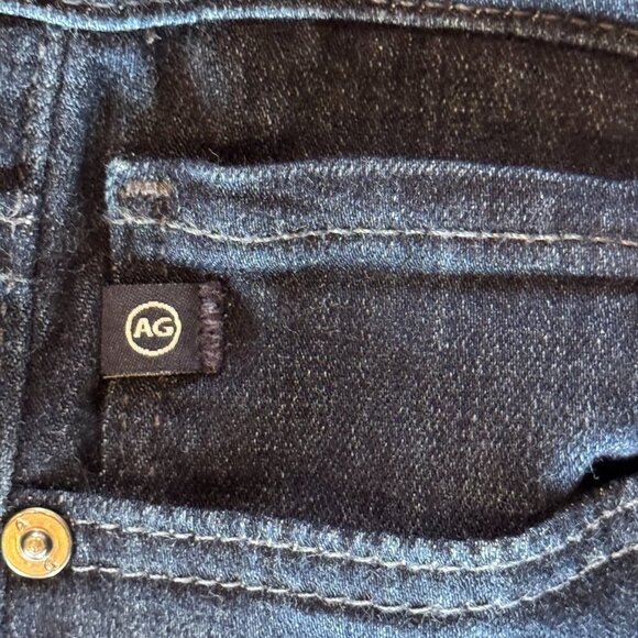 AG Adiano Goldschmied The Angel Bootcut dark wash jeans size 28R - Picture 6 of 12